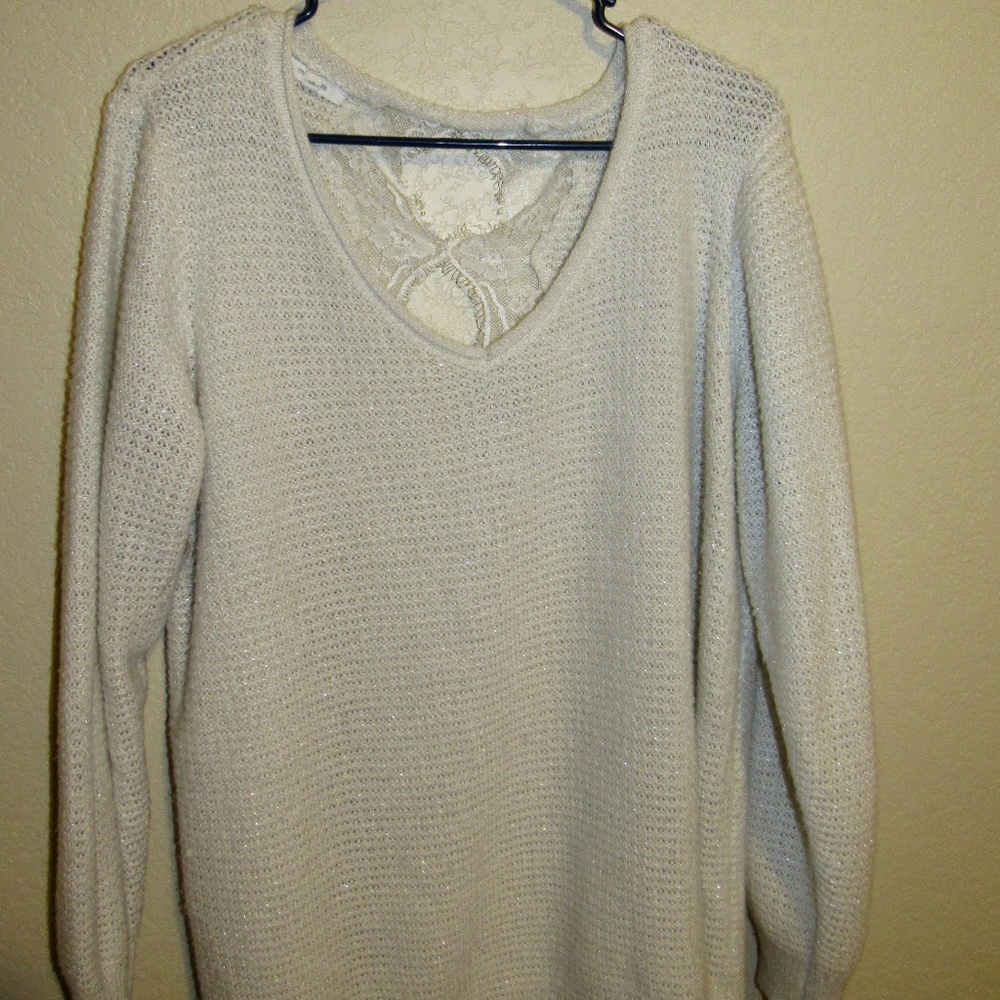 White Oversized Sweater